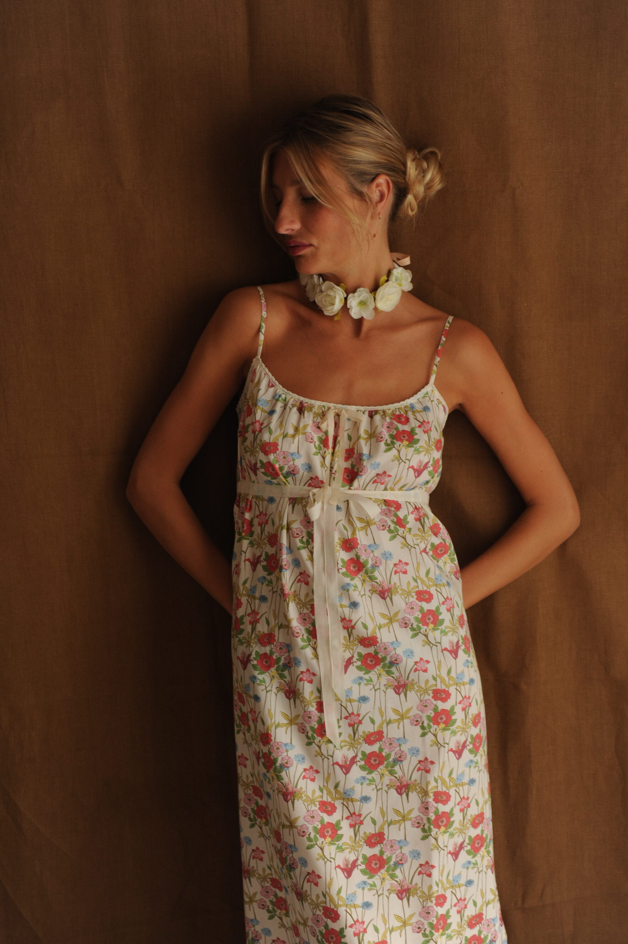 Antonia Long nightie / Summer Dress - Lalide à Paris